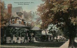 View on North Lawrence Ave. Postcard