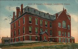 St. Vincent's Orphanage Leavenworth, KS Postcard Postcard Postcard