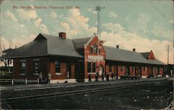 Mo. Pacific Station, Pleasant Hill, Mo. Postcard