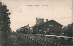 Burlington Depot Postcard