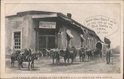 Exchange Hotel The Santa Fe Trail New Mexico Postcard Postcard Postcard