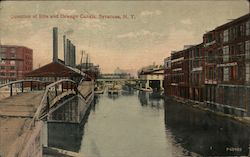 Junction of Erie and Oswego Canals Postcard