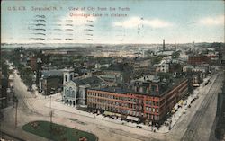 View of City from the North Syracuse, NY Postcard Postcard Postcard