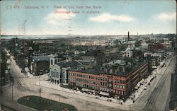 View of City from the North Syracuse, NY Postcard Postcard Postcard