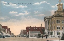 Third Street Looking East Postcard