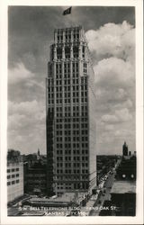 S.W. Bell Telephone Building Kansas City, MO Postcard Postcard Postcard