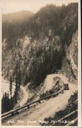 Yoho Valley Road Switchback Postcard