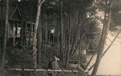 Crystal Spring Camps Belgrade Lakes, ME Postcard Postcard Postcard