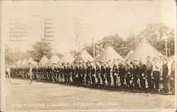 A Company of Soldiers American Lake, WA Postcard Postcard Postcard