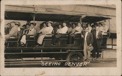 "Seeing Denver" Tour Bus #311 Postcard