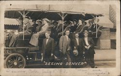 "Seeing Denver" Tour Bus #318 Postcard