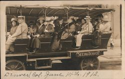 "Seeing Denver" Tour Bus #319 Postcard