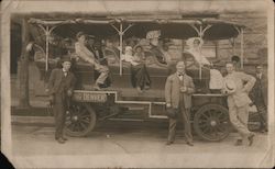 "Seeing Denver" Tour Bus #34 Colorado Postcard Postcard Postcard