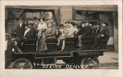 "Seeing Denver" Tour Bus #58 Postcard