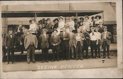 "Seeing Denver" Tour Bus #83 Postcard