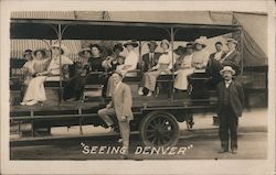 "Seeing Denver" Tour Bus #181 Postcard