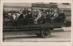 "Seeing Denver" Tour Bus #199 Colorado Postcard Postcard Postcard