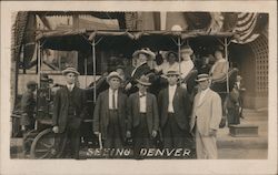 "Seeing Denver" Tour Bus #201 Colorado Postcard Postcard Postcard