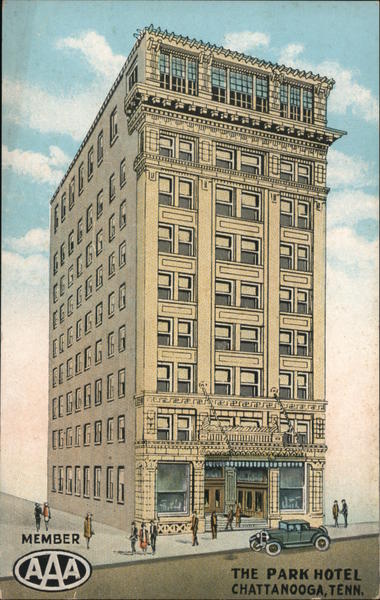 the-park-hotel-chattanooga-tn-postcard