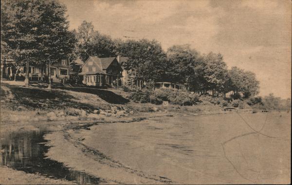 Summer Residences on Lake Chautauqua New York Postcard