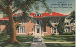 Home of American Home Life, Harrison at 9th Postcard