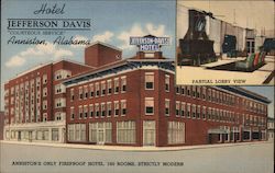 Hotel Jefferson Davis Postcard