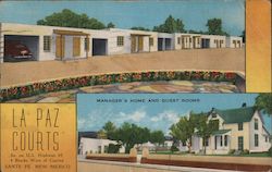 La Paz Courts Santa Fe, NM Postcard Postcard Postcard