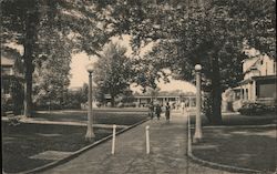 Vincent Avenue Toward the Entrance Postcard