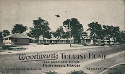 Woodward's Tourist Home Hutchinson, KS Postcard Postcard Postcard