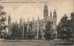 Graham Memorial Chapel, Washington University St. Louis, MO Postcard Postcard Postcard