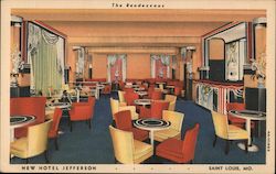 The Rendezvous, New Hotel Jefferson Postcard