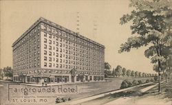 Fairgrounds Hotel Postcard