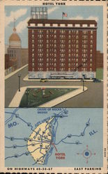 Hotel York Postcard