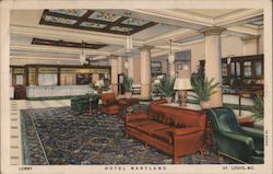 Hotel Maryland St. Louis, MO Postcard Postcard Postcard