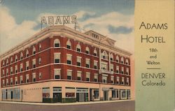 Adams Hotel Postcard