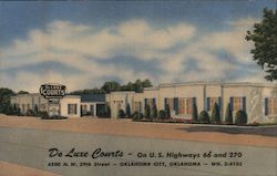 De Luxe Courts Postcard