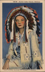 Choctaw Indian Princess Oklahoma Postcard Postcard Postcard