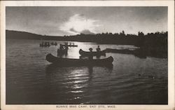 Bonnie Brae Camp East Otis, MA Postcard Postcard Postcard