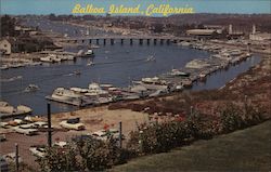 Marine Avenue Bridge Corona del Mar, CA Postcard Postcard Postcard