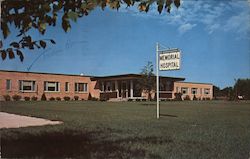 Memorial Hospital Postcard