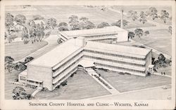 Sedgwick County Hospital and Clinic Wichita, KS Postcard Postcard Postcard