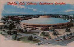 Wichita Civic Cultural Auditorium Complex Postcard