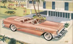 1955 Buick 56-C Super Convertible Cars Postcard Postcard Postcard