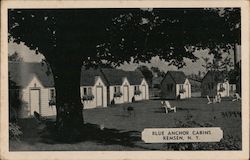 Blue Anchor Cabins Postcard