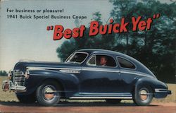 1941 Buick Special Business Coupe Cars Postcard Postcard Postcard