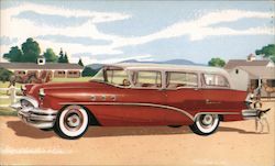 1955 Buick Special Estate Wagon Cars Postcard Postcard Postcard