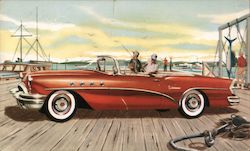 1955 Buick 66-C Century Convertible Cars Postcard Postcard Postcard