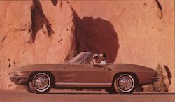 1964 Corvette Sting Ray Convertible Cars Postcard Postcard Postcard