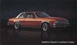 1978 Chevrolet Malibu Classic Landau Coupe Cars Postcard Postcard Postcard