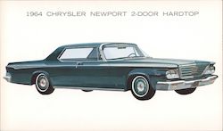 1964 Chrysler Newport 2-Door Hardtop Cars Postcard Postcard Postcard